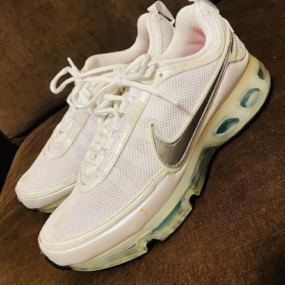 VINTAGE Look NIKE AIR MAX 360 White Turquoise Sz 9 US